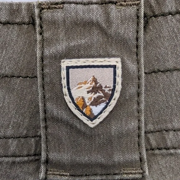 Kuhl Revolvr Pants Men 40x32 Dark Khaki Brown & Green Vintage Patina Dye 5232 - Picture 5 of 16